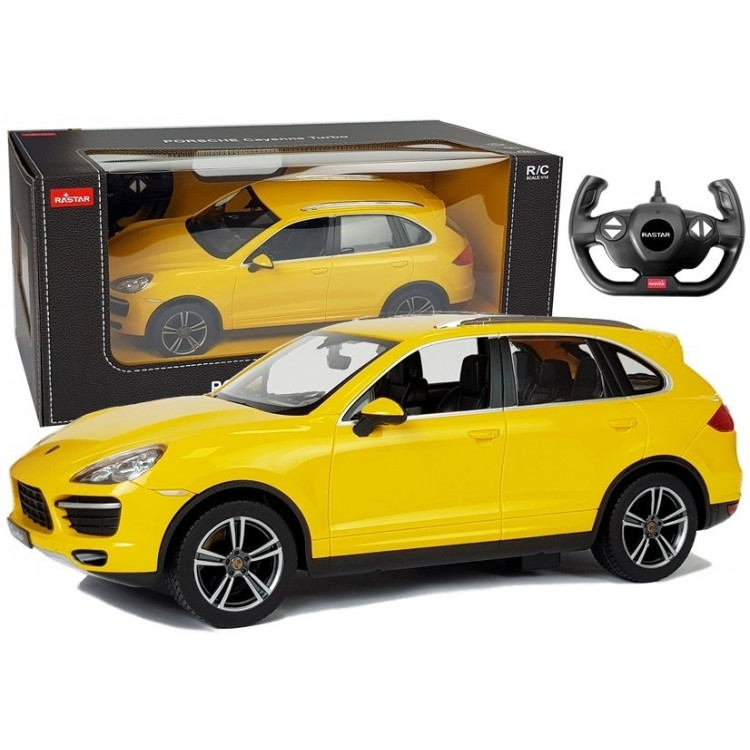 Porsche Cayenne Rastar 1:14 RC - žlté